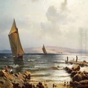 A Summer's Day At The Coast Of North Zealand, Windy Weather
