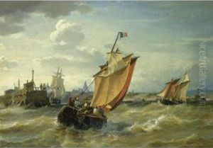 Fishing Boats Approaching Harbour