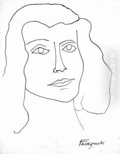 Woman (after Tamayo) by Jerzy Faczynski