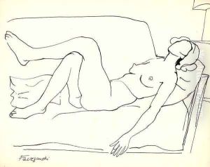 Reclining Nude I by Jerzy Faczynski