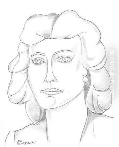 Portrait of a Woman III by Jerzy Faczynski