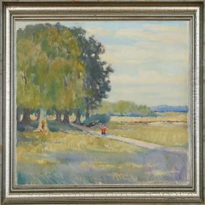 Landscape With Figures In Red Landscape With Figures In Red