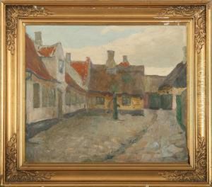 Street Scenery From Dragor Town, Denmark by Soren Sorensen