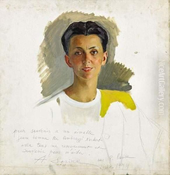 Portrait De Sa Femme Anne Sorine. - view 1