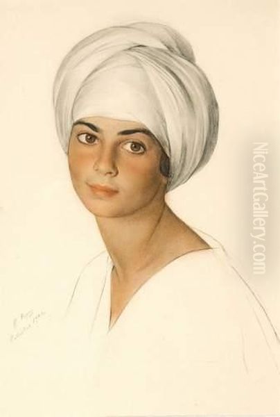 Portrait D'une Jeune Femme. - view 1