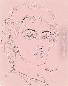 Portrait of a Woman II by Jerzy Faczynski
