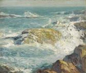 Untitled, A Rocky Coast by George William Sotter