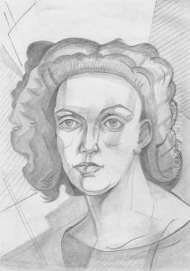 Portrait of a Woman V by Jerzy Faczynski