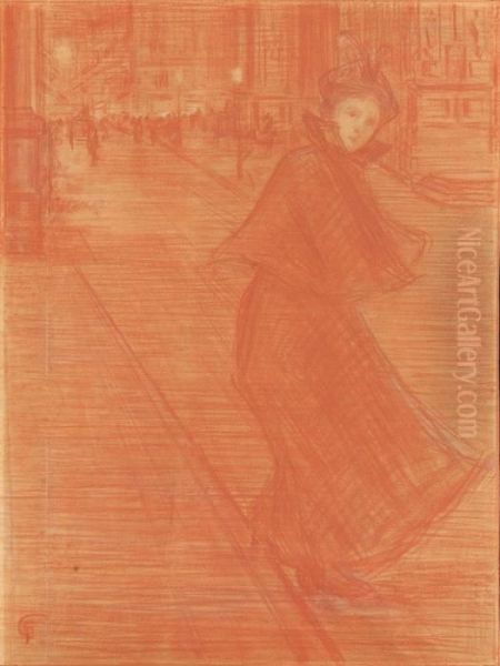Piazza Del Duomo. Studio Per Figura Femminile by Giovanni Sottocornola