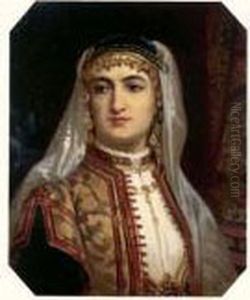 Jeune Femme En Habit Turc