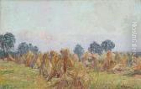 Landscape With Haystacks - view 1