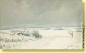 Paysage Enneige by Octaaf Soudan