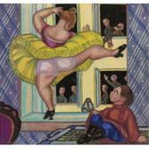 Dancing On The Window Sill by Serge Iurevich Soudeikine