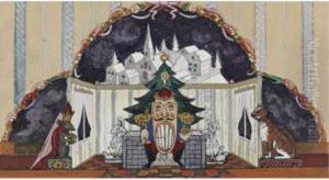 Set Design For The Ballet Nutcracker by Serge Iurevich Soudeikine