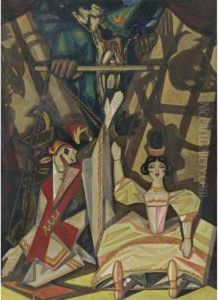 The Wizard: Design For Stravinsky's 1924 Metropolitan Opera Production Of Petroushka by Serge Iurevich Soudeikine