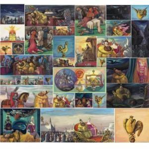 40 Gouaches For Alexander Pushkin's The Golden Cockerel by Serge Iurevich Soudeikine
