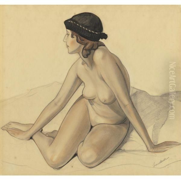 Nude In A Black Hat - view 1