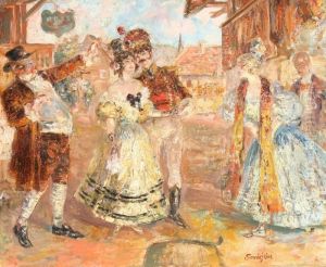 Scene From An Opera by Sergei Yurievich Soudeikine