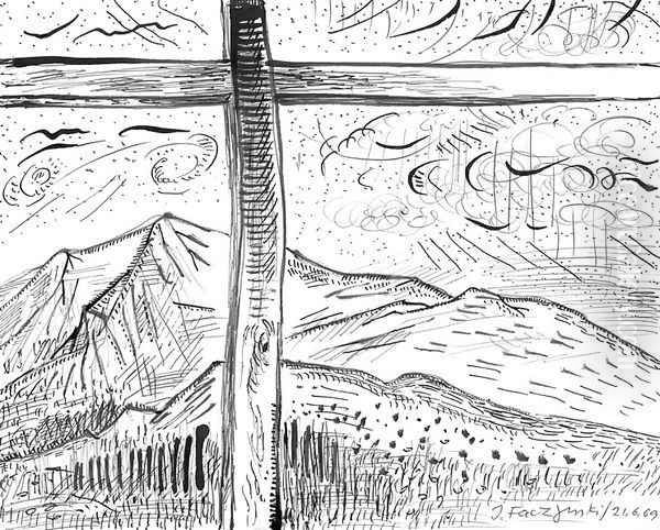 Landscape with a Cross - view 1