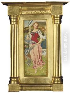 Study For A Figure Of Arethusa by Joseph Edward Southall