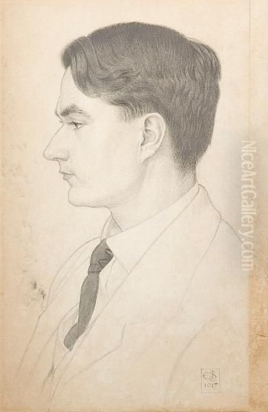 Portrait Of John Drinkwater - view 1