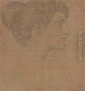 Study For 'sigismonda' by Joseph Edward Southall