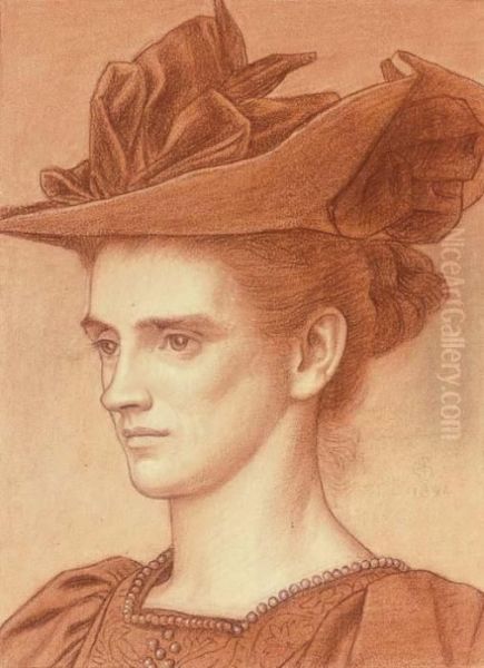Study For 'the Coral Necklace' by Joseph Edward Southall
