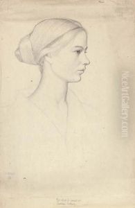 First Sketch For The Portrait Of Geraldine Cadbury First Sketch For The Portrait Of Geraldine Cadbury