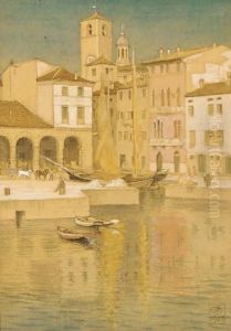 Harbour View by Joseph Edward Southall