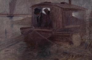 Moored Boat On The Broads
