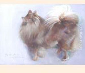 Pooh-bah, A Pomeranian by Frank Southgate