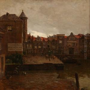 Canal Scene From Holland