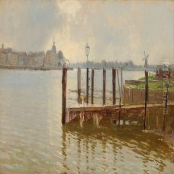 Harbour Scene On A Quiet Spring Day - view 1