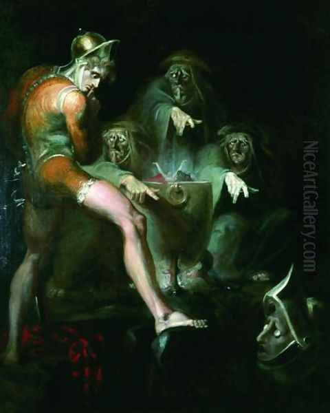 Macbeth consulting the Vision of the Armed Head - view 1
