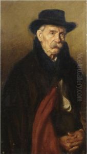 Il Nonno Con Il Cappello by Armando Spadini