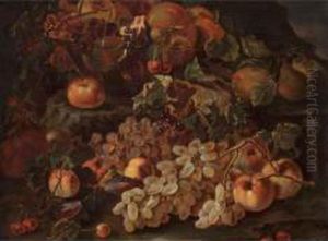 Natura Morta Di Frutta by Giovanni Paolo Castelli Spadino