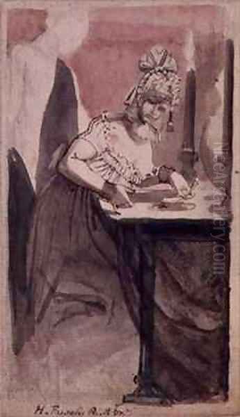 A Courtesan at her Dressing Table - view 1