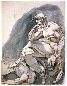 Man with Two Dead Women