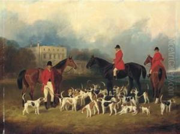 Group Portrait Of Augustus Cranley Onslow - view 1