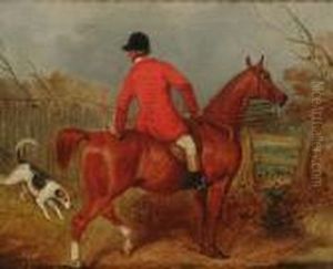 Huntsman And Hound by Charles Bilger Spalding