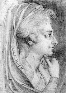 A study of Marta Hess for an idealized portrait in Lavater's Physiognomy