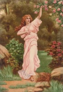 Picking Roses by Herbert Blande Sparks