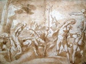 Moses Und Die Eherne Schlange by Hans, Jan Speeckaert
