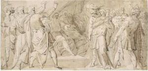 Susannah And The Elders Brought Before The Council