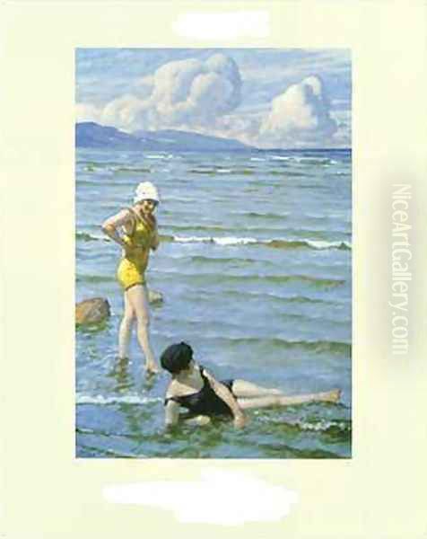 Girls Bathing - view 1