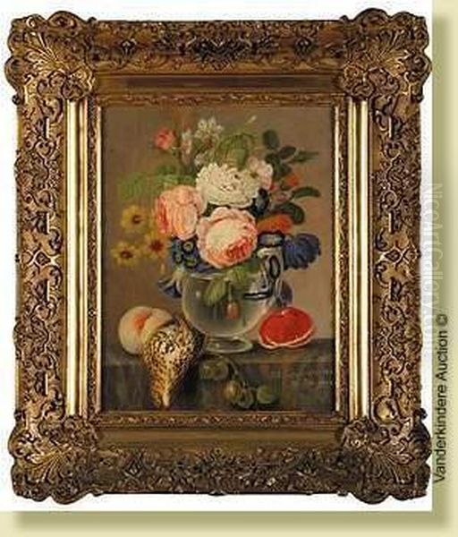Nature Morte Aux Fleurs Et A L'oiseau - view 1