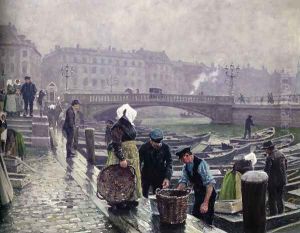 Ved Gammel Strand (Gammel Strand) by Paul-Gustave Fischer