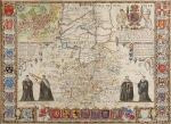 Cambridgeshire, 1610/1630 Edition For John Sudbury & G. Humbell - view 1