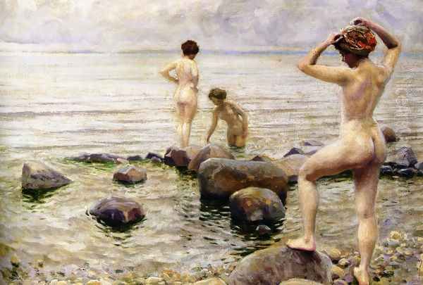 Bedende Kvinder (A Morning Dip) - view 1