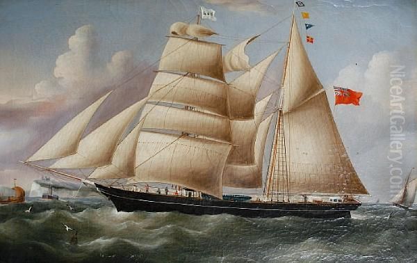 A Brig Off The Kent Coast - view 1